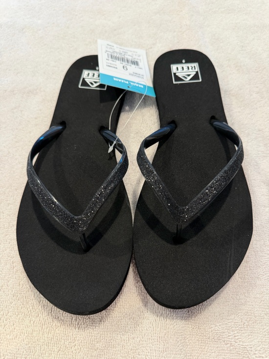 Reef Shoes - Reef Women's Black Glitter Flip Flops